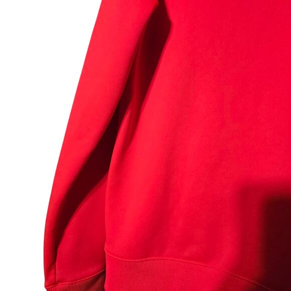 Under Armour Full Zip Hoodie‎ Women's M Red Fitted UA Logo Athleisure Activewear - Picture 9 of 16